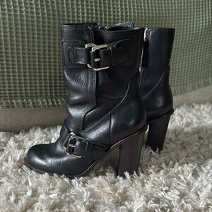 Vintage Theory Black Booties